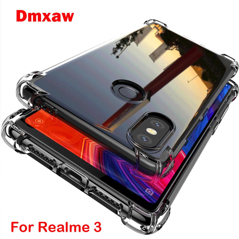 For OPPO Realme C2 A1K 3 3 Pro 2 C1 F11 Pro F9 A7 AX7 R17 Pro F7 A3S A83 Case Clear Shockproof Soft TPU BackCover