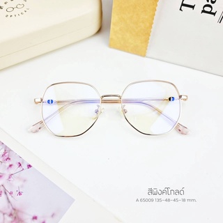 ภาพขนาดย่อสินค้ากรอบแว่น แว่นตากรองแสง แว่นสายตาเลนส์สั่งตัดใหม่คุณภาพ แบบกรอบสวยๆสไตล์เกาหลี (รุ่น 65009)