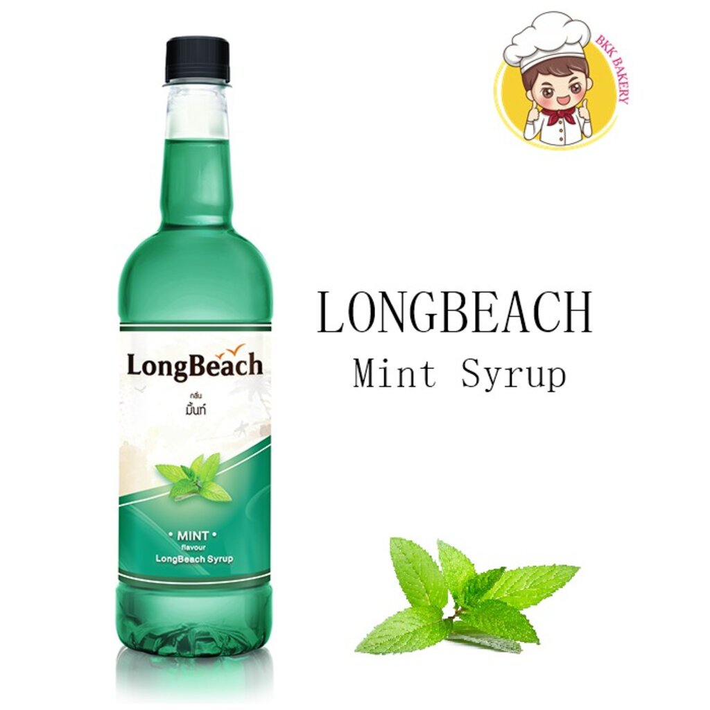LongBeach syrup Mint Syrup ไซรัปรสมิ้นท์ Shopee Thailand