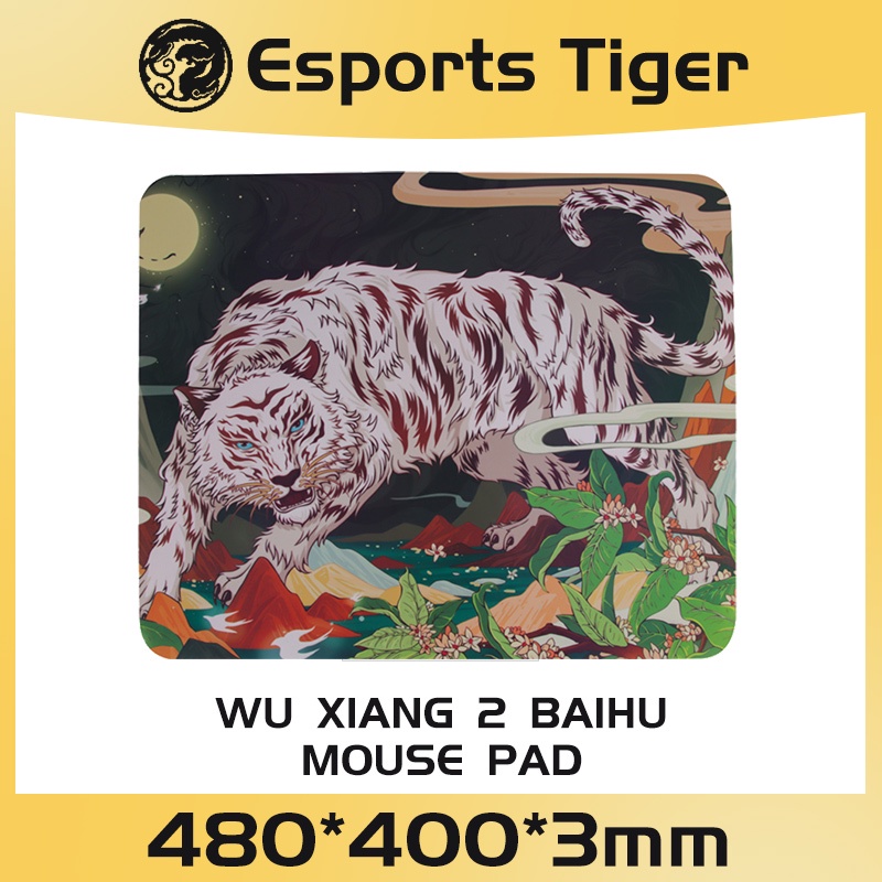 Esports Tiger Gaming Mouse Pad Smooth Flexible For Professional Gamer
