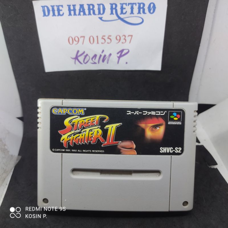 ตลับแท้-street-fighter-2-sfc-เกมส์ต่อสู้-ในตำนาน-นักสะสมต้องมี-สภาพใช้งานได้ปกติ-สินค้าดี-ไม่มีย้อมแมว