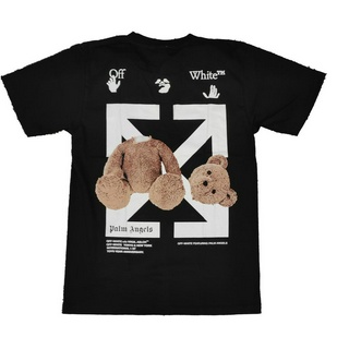 ⭐ Palm Angels ⭐ เสื้อยืด คอกลม แขนสั้น แฟชั่น หมีหัวขาด ปาล์ม แองเจิ้ล จระเข้ kill the bear unisex