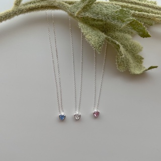 (โค้ด X8SFXJ ลด 20%) A.piece  สร้อยเงินแท้ [all silver 925] Dearest Necklace(482-484)