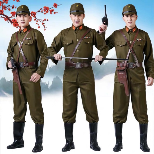 ภาพหน้าปกสินค้า(รอ15-20วัน)  ชุดทหารญี่ปุ่น ทหารญี่ปุ่น คอสเพลย์ ย้อนยุค สงครามโลก โกโบริ ชุดโกโบริ ชุดทหาร คอสเพล คอส