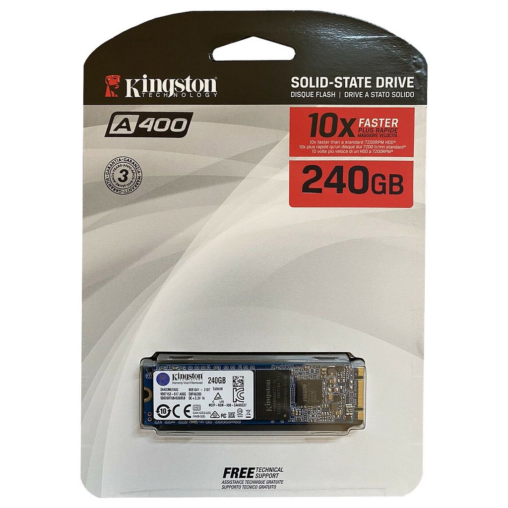 Kingston 240GB A400 M.2 2280 SATA SSD (SA400M8/240G) Read:500MB/s ...