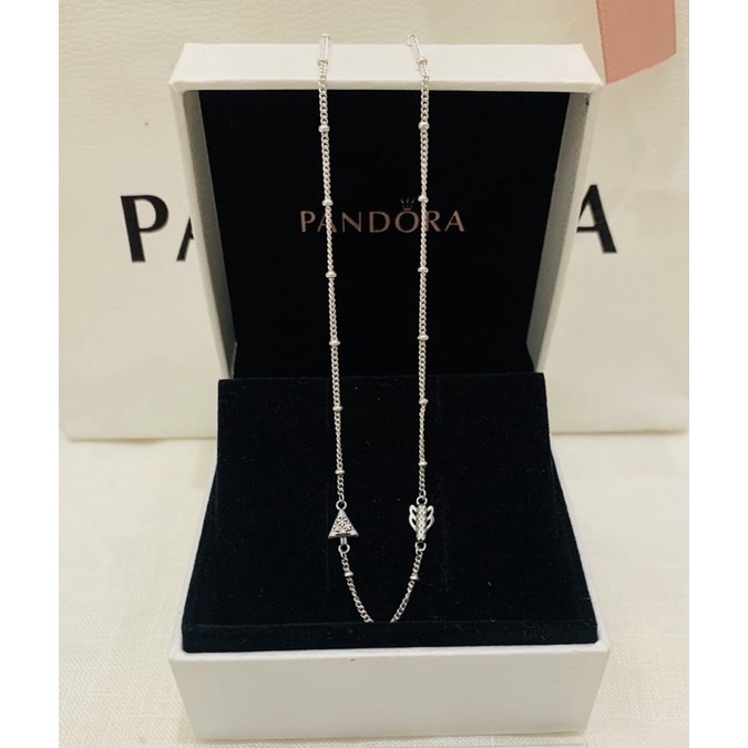 Pandora sparkling arrow necklace discount