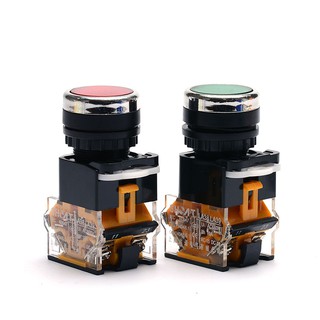 LA38-11BN Momentary Push Button Switch 10A 440V 22mm สวิตซ์ กดติดกดดับ