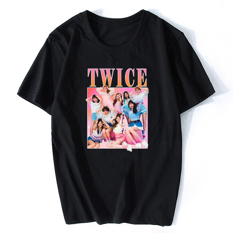 เสื้อยืดโอเวอร์ไซส์twice-kpop-เสื้อยืดผ้าฝ้ายสไตล์ฮิปฮอปวินเทจสําหรับผู้ชาย-ผู้ชายs-4xl