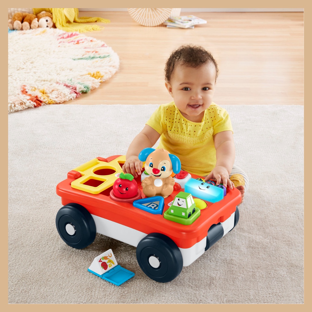 fisher-price-รถลาก-laugh-amp-learn-pull-amp-play-learning-wagon-ของเล่นเสริมพัฒนาการ-ของแท้