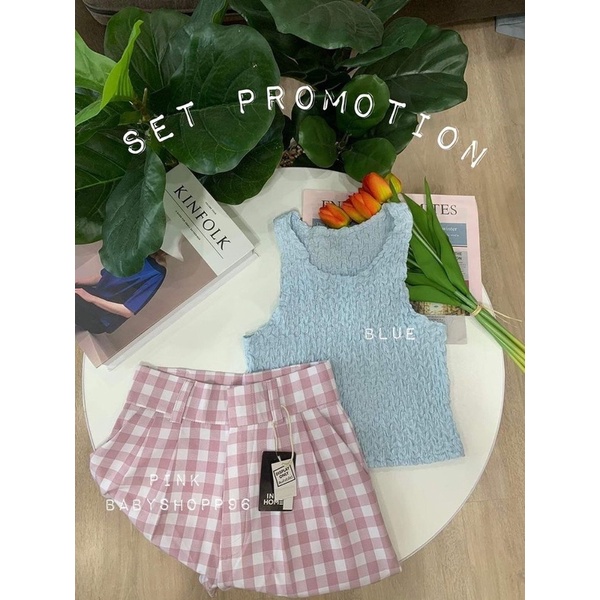 set-promotion-เพียงเซ็ทละ-470-เท่านั้นค่า-คุ้มกว่านี้ไม่มีอีกแล้วค่า-ได้ทั้งเสื้อพร้อมกางเกงใส่แล้วน่ารักหวานเว่อ