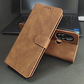 เคสสำ infinix Hot 11s Case Leather Flip Magnetic Back Cover infinix Hot 11s เคสฝาพับ มือถือแล