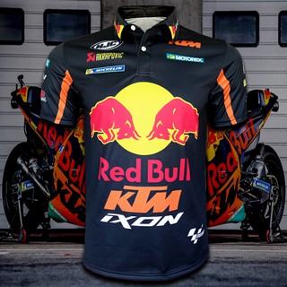 เสื้อโปโล Polo Shirt MotoGP Red Bull KTM เสื้อโปโลโมโตจีพี ทีม เรดบูล เคทีเอ็ม #MG0033 รุ่น Miguel Oliveira#88 ไซส S-5XL