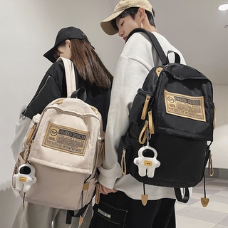 【พร้อมส่ง】กระเป๋านักเรียนมัธยมต้น ความจุขนาดใหญ่ สไตล์ฮาราจูกุ สําหรับผู้หญิง 45