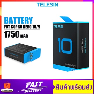 แบตเตอรี่ TELESIN รุ่น GP-BTR-901 BATTERY GOPRO HERO 10/9 แบตเตอรี่เสริมโกโปร 10/9  อุปกรณ์เสริมโกโปร