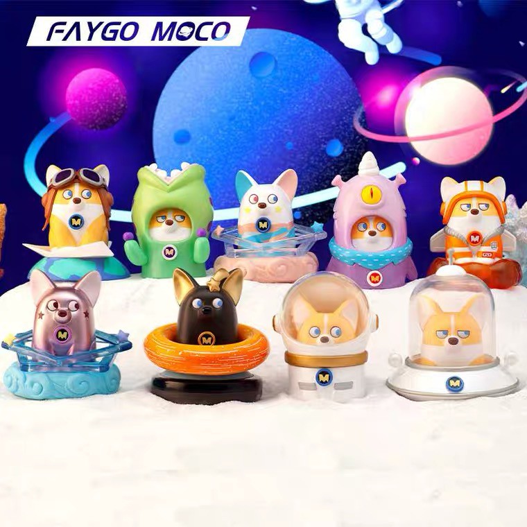 [แบบแยก] 52TOYS Faygo Moco Space travel 🚀 น้องหมา คอร์กี้ น่ารักมาก Dog ...