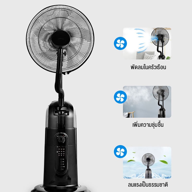 ภาพสินค้าPANSON พัดลมไอเย็น พัดลมปรับอากาศ เคลื่อนปรับอากาศเคลื่อนที่ Cooling fan household mobile cooling จากร้าน pansoncenter บน Shopee ภาพที่ 3