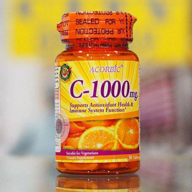 วิตามินซี-c-acorbic-vitamin-c-1000-mg-ต้านอนุมูลอิสระป้องกันหวัด-zenozen