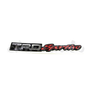 ตราหน้ากระจัง,ตัวหนังสือ TOYOTA TRD SPORTIVO (PZ037-0K051) แท้ห้าง Chiraauto