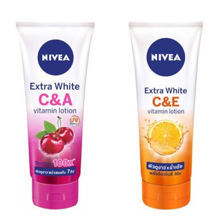 นีเวีย เอ็กซ์ตร้า ไวท์ ซี แอนด์ อี / ซี แอนด์ เอ วิตามิน โลชั่น NIVEA Extra White C&amp;E / C&amp;A Vitamin Lotion