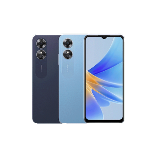[โค้ดELECM02 ลด200.-] OPPO A17 (4GB+64GB) หน้าจอ 6.56" แบต 5,000 mAh + เพิ่มหน่วยความจำได้อีก 4GB + จอถนอมสายตา