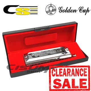 Golden cup  ฮาร์โมนิก้า ขนาด 12 ช่อง รุ่น JH1248 คีย์ C (เม้าออร์แกน , Harmonica )