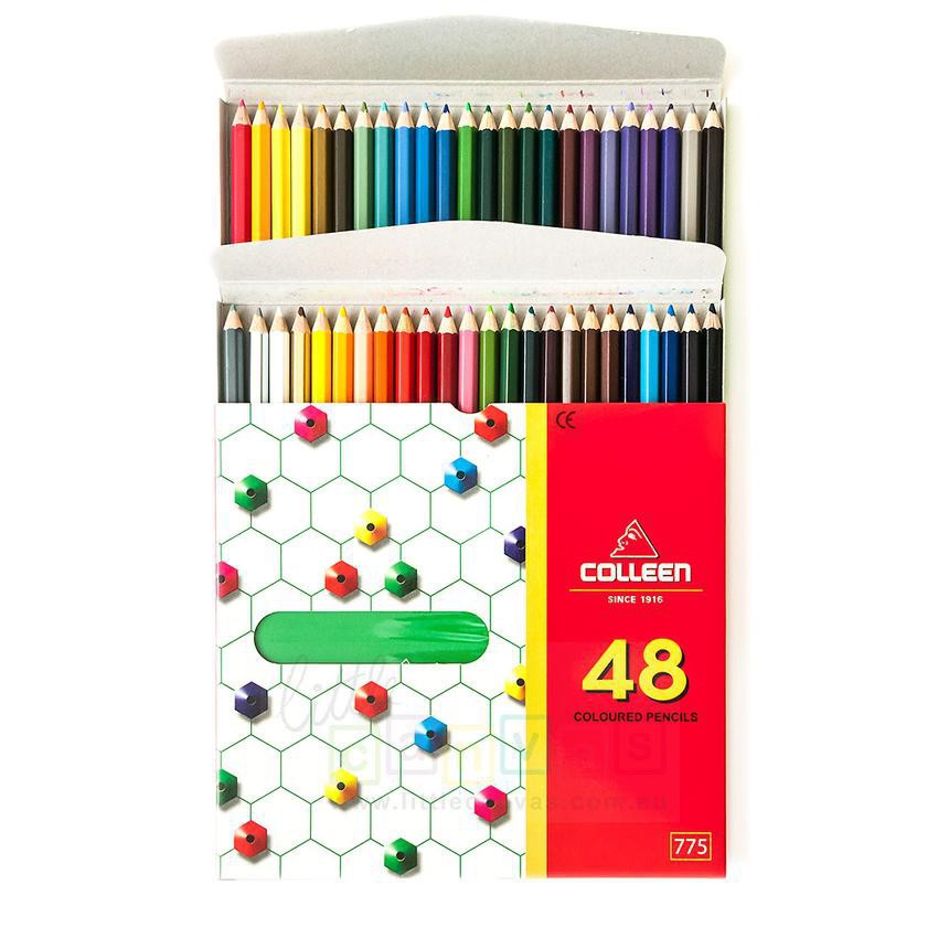 colleen-ดินสอสีแท่งยาว-48-สี