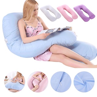 【บลูไดมอนด์】Pregnancy Pillow Case Sleeper Pregnant Women Bedding Full Body U Shape Maternity Pillows Case Pregnancy Side