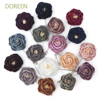 Doreen เข็มกลัดดอกกุหลาบแฮนด์เมดสําหรับผู้ชาย