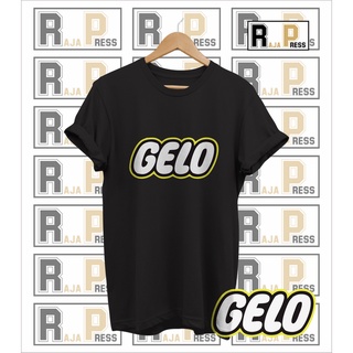 เสื้อยืดผ้าฝ้ายพิมพ์ลาย เสื้อยืด ลาย Gelo PLESETAN