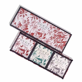 Gucci Bloom Flower Body-Solid Body Soap Perfume Soap 3Pcs Set Limited Gift Box