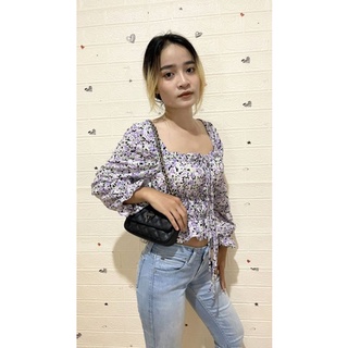 เสื้อครอปลายดอก​primark