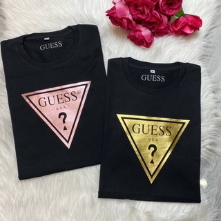 [100% Cotton] เสื้อยืด ผ้าฝ้าย พิมพ์ลาย Guess สําหรับผู้ชาย 1125