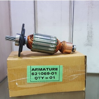 DEWALT ARMATURE PART NO. 621069-01 FOR MODEL. D 28700 อะไหล่ทุ่นเครื่องตัดไฟเบอร์ 14 นิ้ว รุ่น D 28700