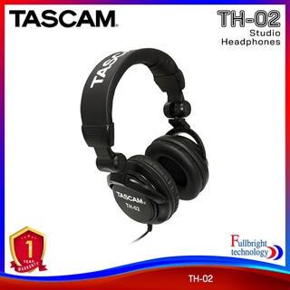 สินค้า Tascam TH-02 Studio Headphone หูฟังมอนิเตอร์สำหรับงานสตูดิโอ คุณภาพระดับมืออาชีพ รับประกันศูนย์ไทย 1 ปี