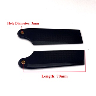 2 Pair Tarot Carbon Fiber Tail Blade For T-REX Trex 500 Helicopter
