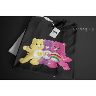 พร้อมส่ง!! เสื้อยืด Oversize คอกลมแขนสั้น ดีเทลลายหมีแคร์แบร์ Care Bears