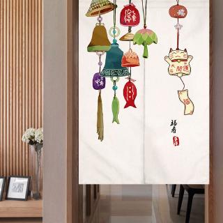 ญี่ปุ่นผ้าม่านประตูห้องน้ำพาร์ทิชันม่านผ้าม่านห้องครัวแขวนผ้าม่านครอบคลุมห้องม่านฮวงจุ้ยม่านบ้านม่าน