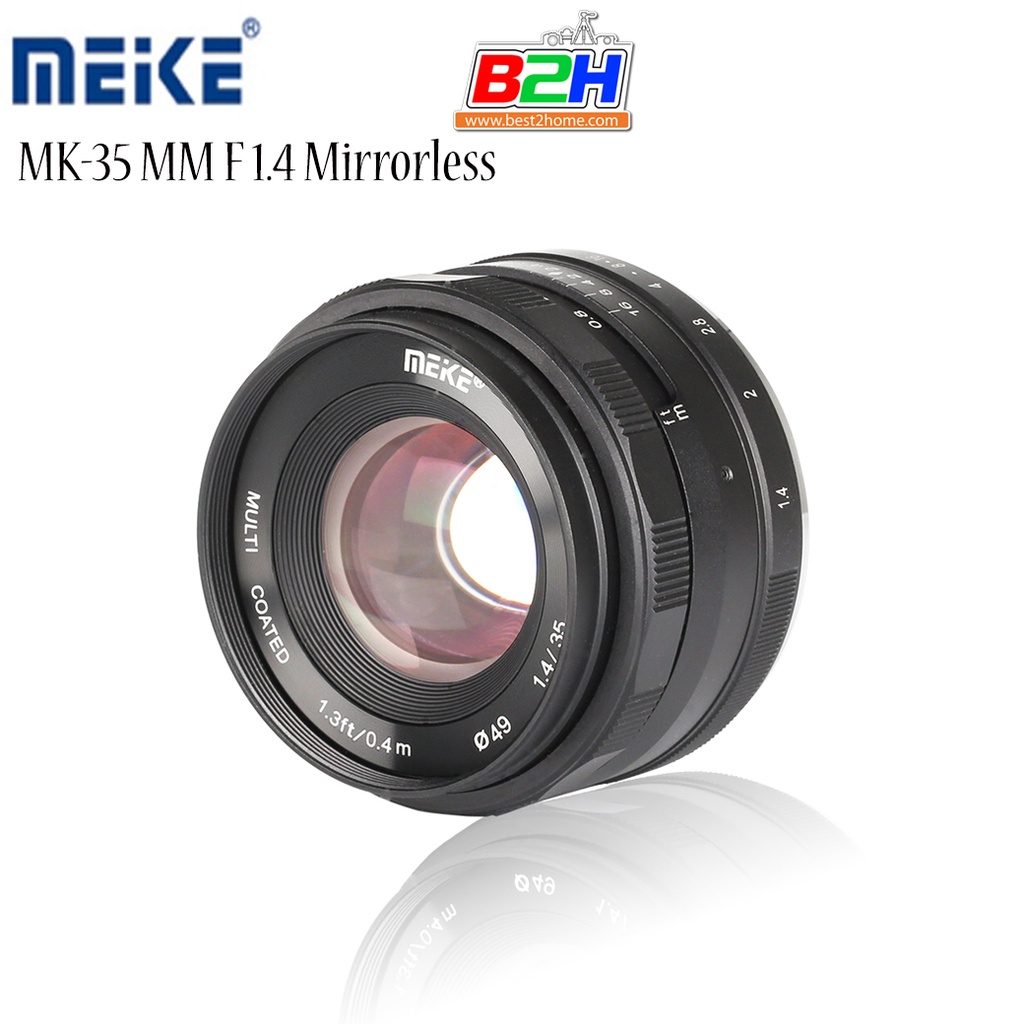 ภาพหน้าปกสินค้าLens MEIKE 35mm F1.4 fixed focus lens for Mirrorless รับประกัน 1 ปี