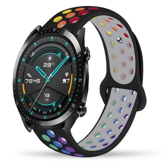 สายนาฬิกาข้อมือซิลิโคน สําหรับ Huawei watch GT2 pro GT 2 2e 42 มม. 46 มม. GT2 GT2e 20 มม. 22 มม. Samsung Galaxy watch 42 46 มม.