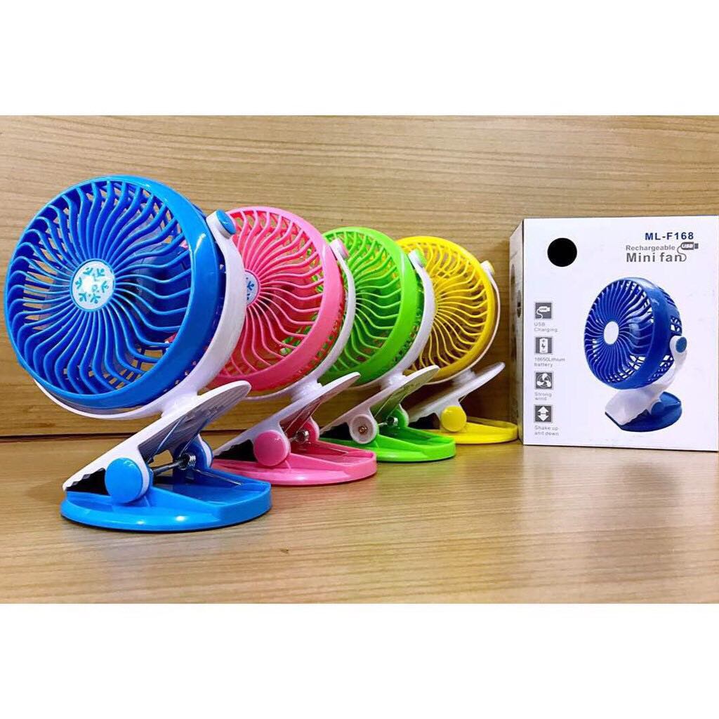 พัดลม-usb-mini-fan-รุ่น-ml-f168-พัดลมพกพา-พัดลมหนีบ-ชาร์ตเก็บแบตได้