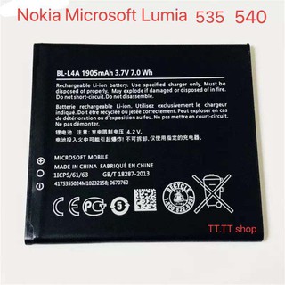 แบตเตอรี่ Nokia Lumia 535 /540/830 (BL-L4A) รับประกัน 3 เดือน แบต Nokia Microsoft Lumia 535 , 540 , 830 BL-L4A