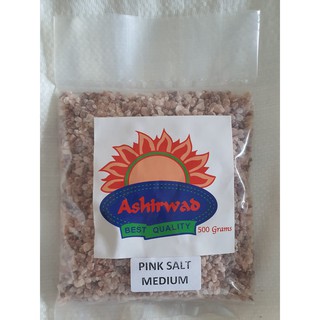 Ashirwad Himalayan Pink Salt (Medium) 500g เกลือหิมาลัยสีชมพู (กลาง)