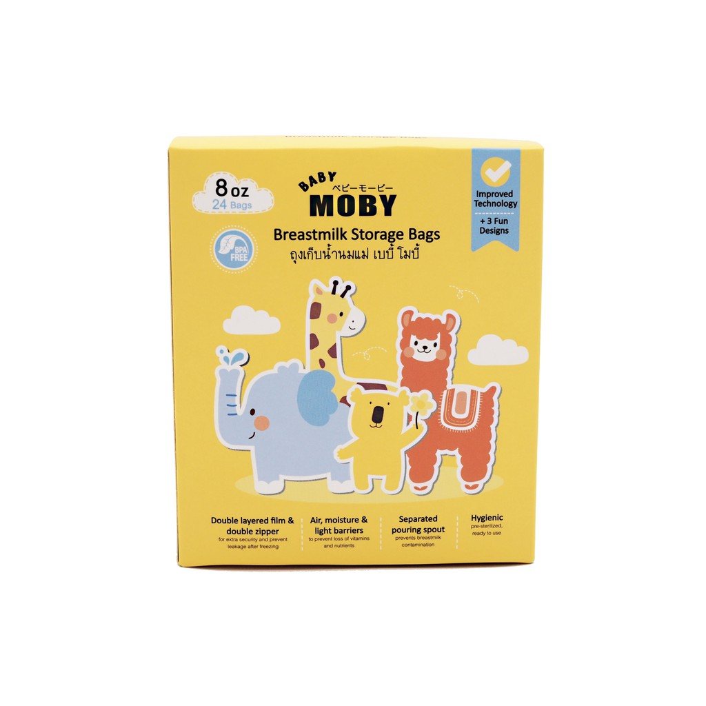 baby-moby-ถุงเก็บน้ำนม-รุ่นทึบแสง-ขนาด-8-ออนซ์-breastmilk-storage-bags-8-oz-24-ถุง