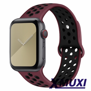 ภาพหน้าปกสินค้าสายนาฬิกาข้อมือ ซิลิโคนนิ่ม แบบเปลี่ยน สําหรับ iwatch Se Series7 6 5 4 3 XMUXI81010 45 มม. 40 มม. 41 มม. 44 มม. ที่เกี่ยวข้อง