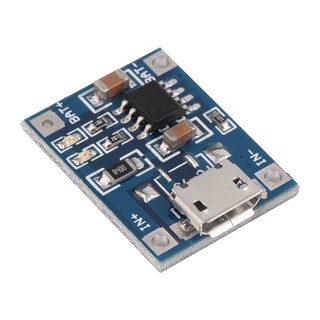Mini Micro Usb 1a Tlithium อุปกรณ์โมดูล ที่ชาร์จแบตเตอรี่