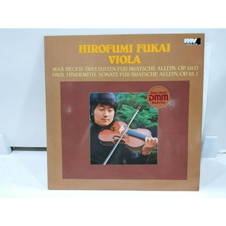 1LP Vinyl Records แผ่นเสียงไวนิล HIROFUMI FUKAI VIOLA  (J16B62)