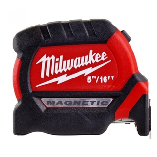 Milwaukee 48-22-0616 ตลับเมตรรุ่น COMPACT MAGNETIC 5 เมตร / 16 ฟุต