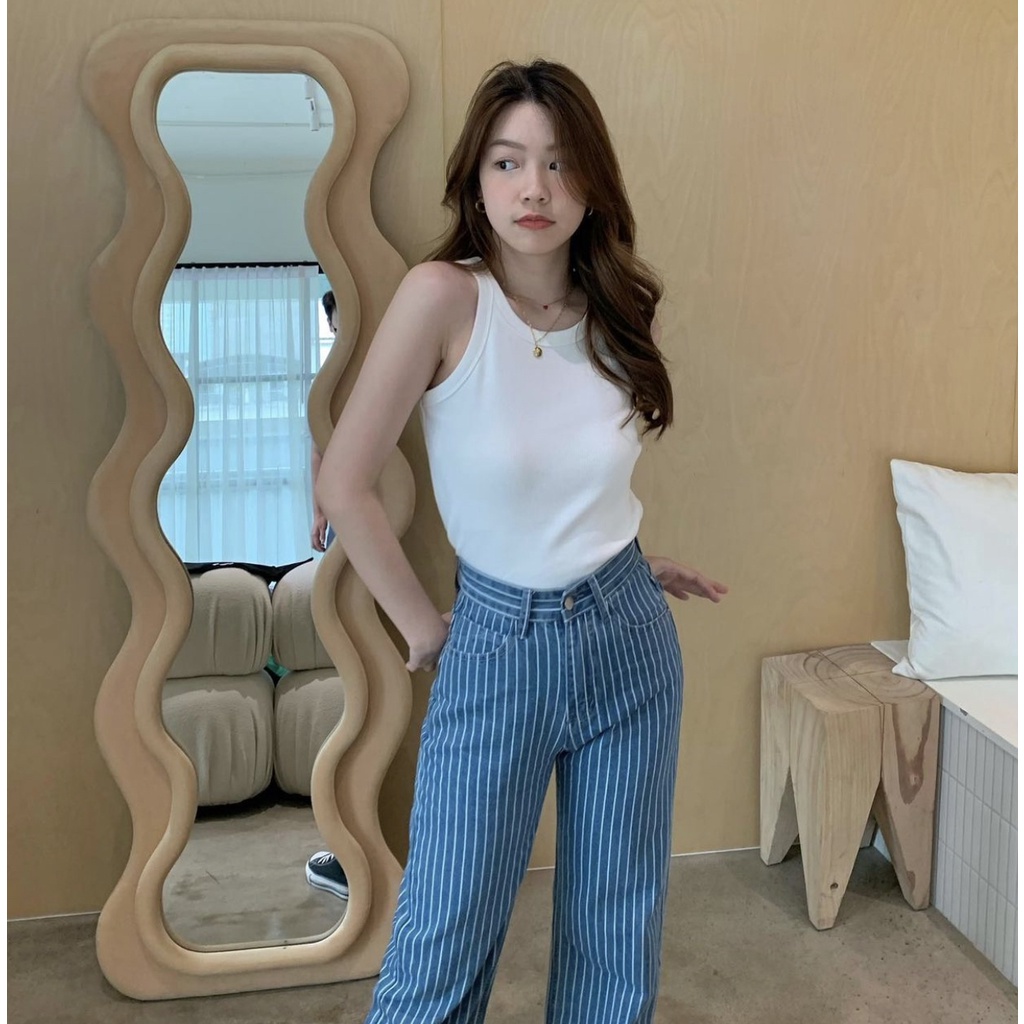 ภาพหน้าปกสินค้าStylist_shop  Pants098 Long Leg Jeans (& xxxyyy Edition) จากร้าน stylist_shop บน Shopee