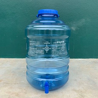 ถังน้ำดื่ม PET (สีฟ้า) ขนาด 18.9 ลิตร ถังฝาเกลียว สำหรับใส่น้ำดื่ม Drinking water bottle