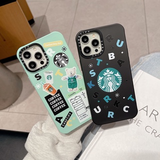 เคสโทรศัพท์มือถือ ซิลิโคน ลาย Starbucks สําหรับ iPhone